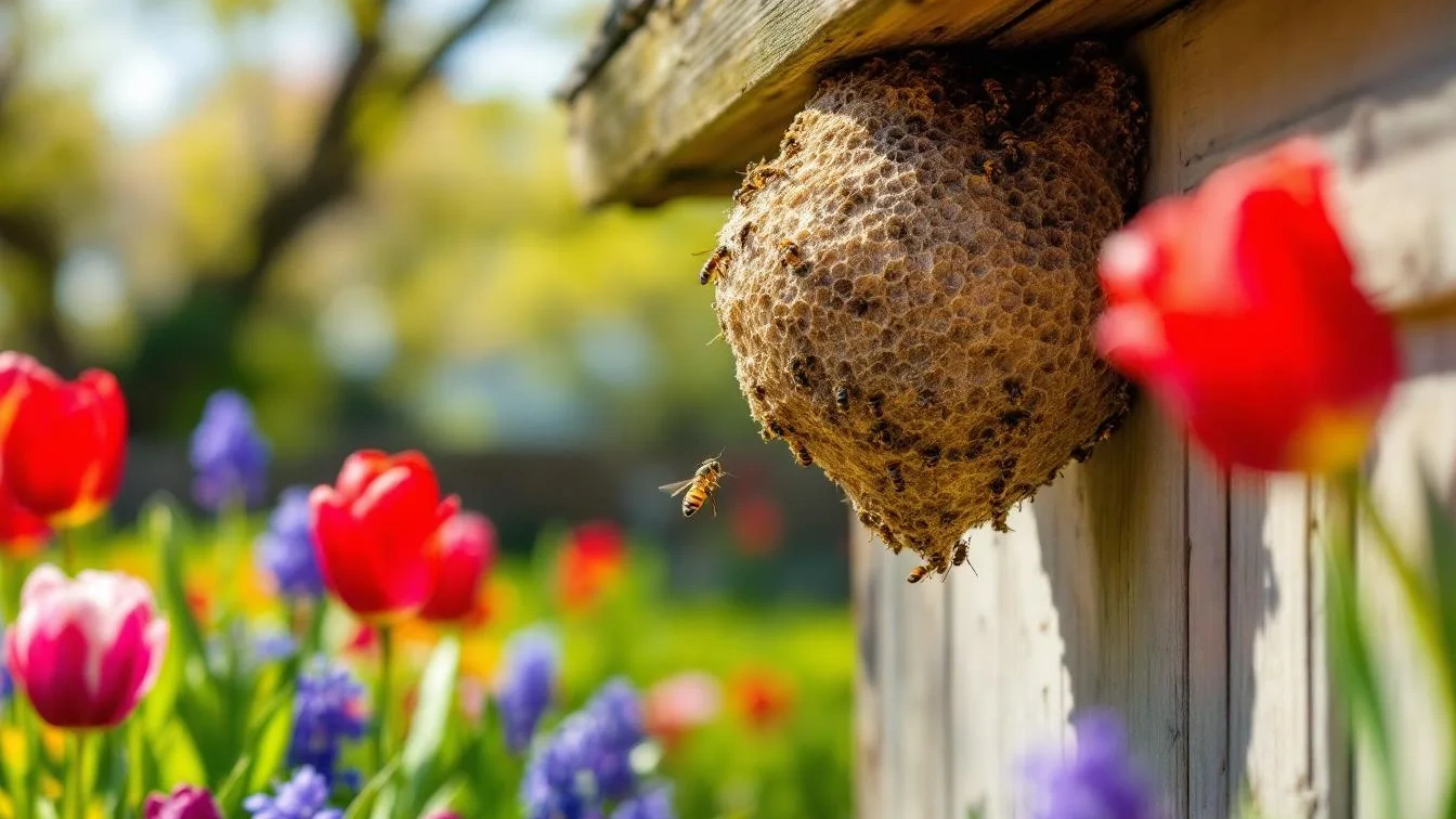 Gartenexperte warnt: Diese Anzeichen deuten auf ein Wespennest hin