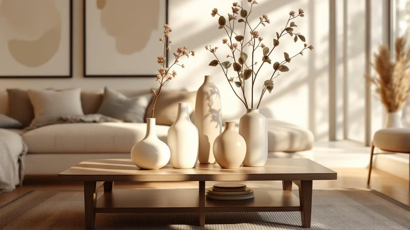 Warum leere Vasen deinem Wohnzimmer sofort neuen Glanz verleihen